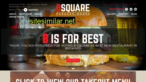 bsquareburger.com alternative sites