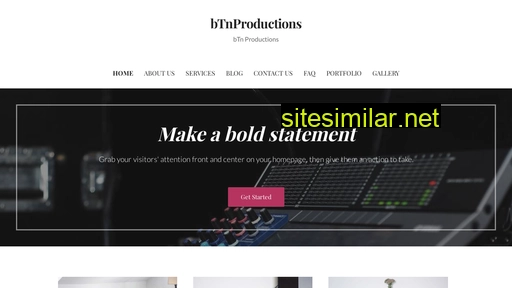 Btnproductions similar sites