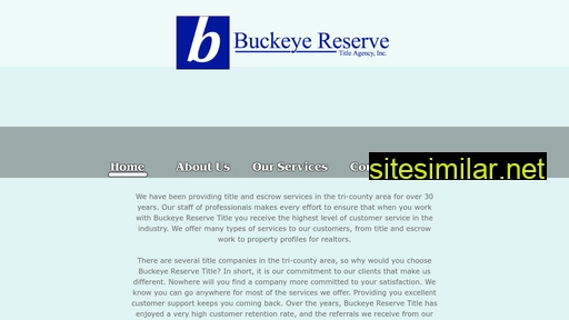 Buckeyereserve similar sites