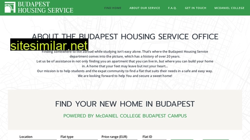 Budapesthousingservice similar sites
