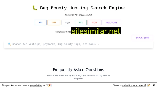 bugbountyhunting.com alternative sites