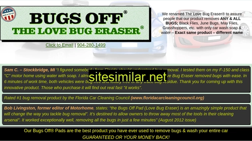 bugsoffpads.com alternative sites