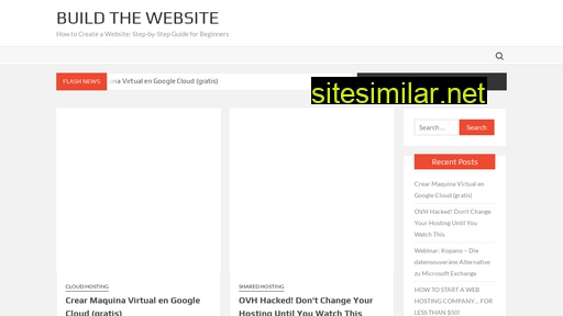 Build-the-website similar sites