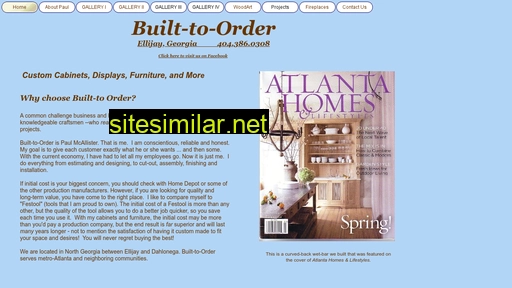 Built-to-order similar sites