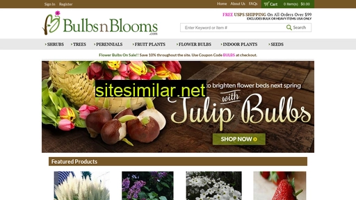 bulbsnblooms.com alternative sites