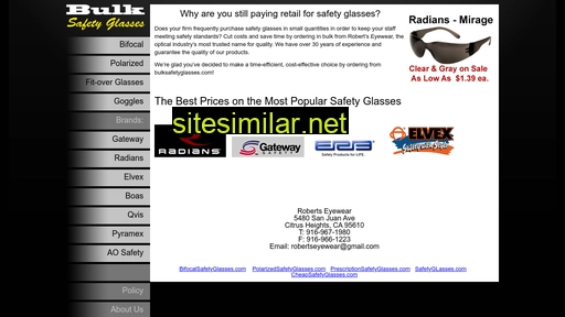bulksafetyglasses.com alternative sites