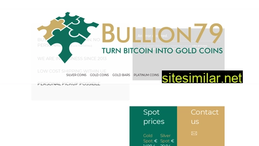 Bullion79 similar sites