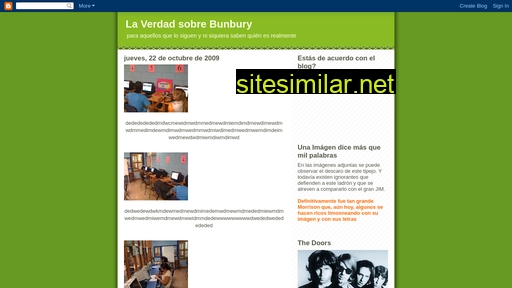 bunburyfalso.blogspot.com alternative sites