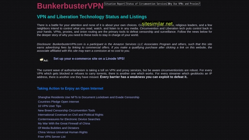 bunkerbustervpn.com alternative sites