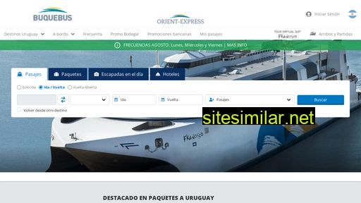 buquebus.com alternative sites