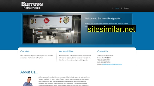 burrowsrefrigeration.com alternative sites