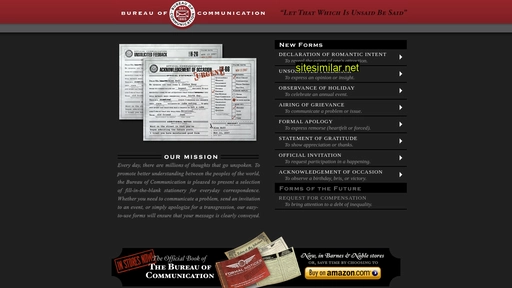 Bureauofcommunication similar sites