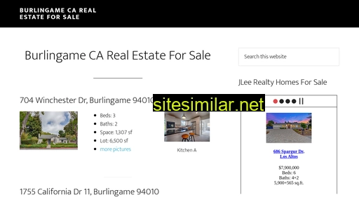 Burlingame-ca-real-estate-for-sale similar sites