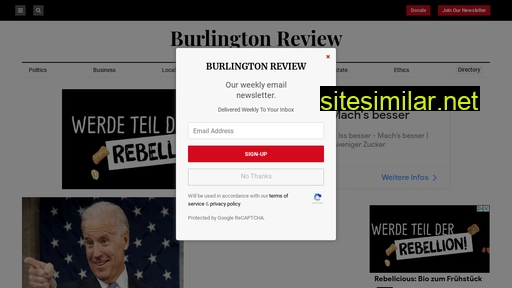 Burlingtonreview similar sites