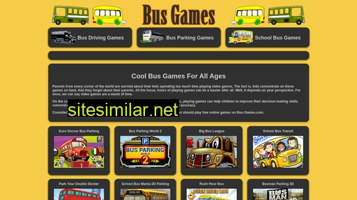 Bus-games similar sites