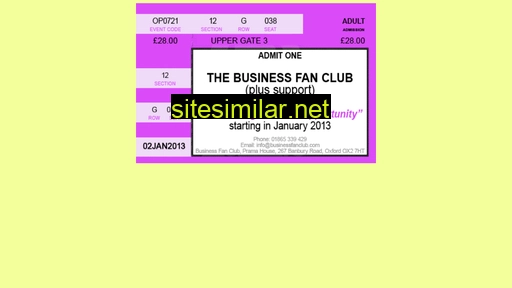 businessfanclub.com alternative sites