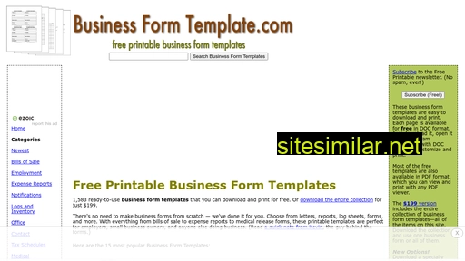 businessformtemplate.com alternative sites