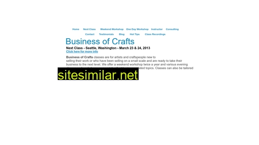 Businessofcrafts similar sites