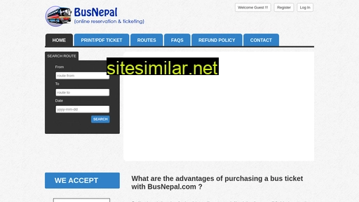 busnepal.com alternative sites
