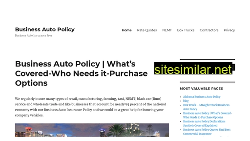 Businessautopolicy similar sites