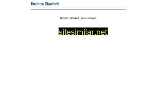 Businessstandard similar sites