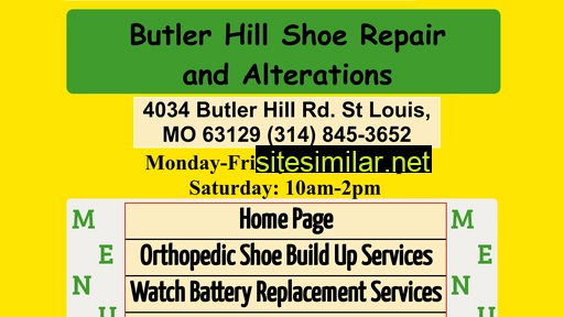 butler-hill-shoe-repair-and-alterations.com alternative sites