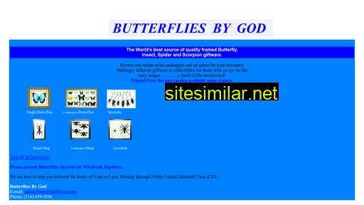 butterfliesbygod.com alternative sites