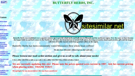 butterflyherbs.com alternative sites