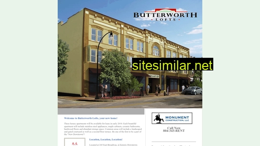 butterworthlofts.com alternative sites