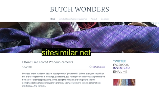 butchwonders.com alternative sites