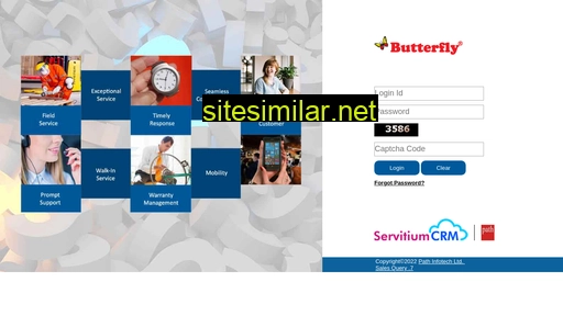 butterfly.servitiumcrm.com alternative sites