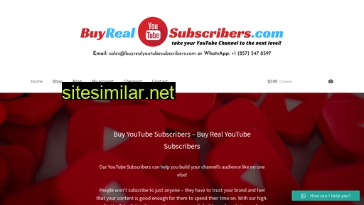 buyrealyoutubesubscribers.com alternative sites