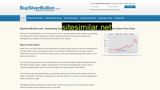 buysilverbullion.com alternative sites