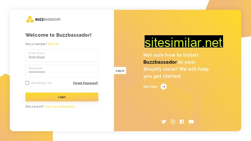 Buzzbassadorapp similar sites