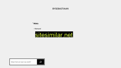 bysebastiaan.com alternative sites