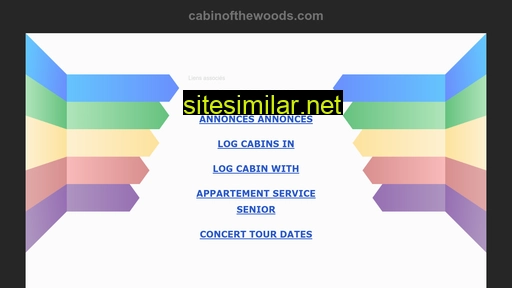 cabinofthewoods.com alternative sites