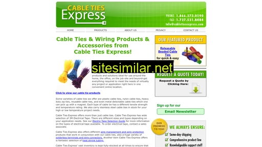 cable-ties-express.com alternative sites