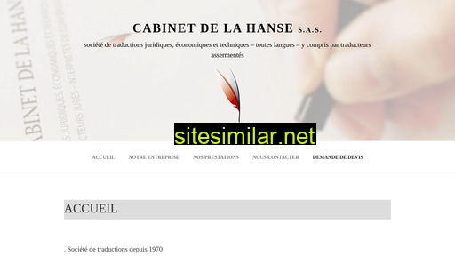 cabinetdelahanse.com alternative sites