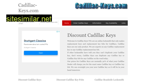 cadillac-keys.com alternative sites