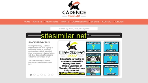 cadencecomicart.com alternative sites