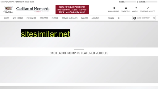 Cadillacofmemphis similar sites