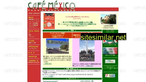 Cafe-mexico similar sites