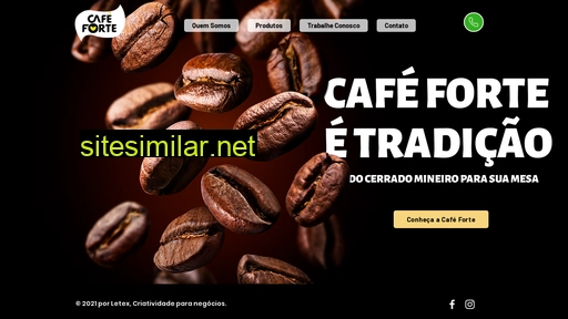 cafefortebrasil.com alternative sites