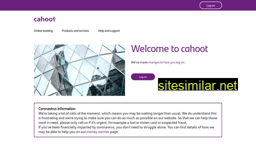 cahoot.com alternative sites