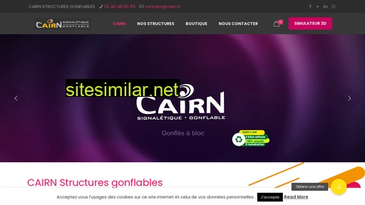 cairn-gonflable.com alternative sites