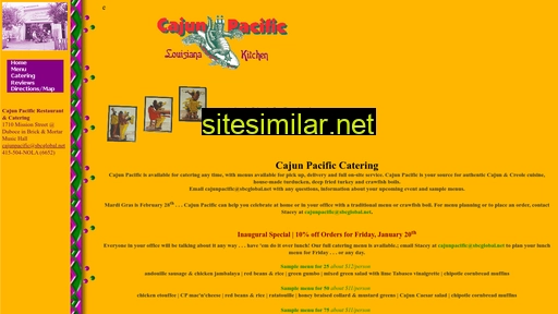 cajunpacific.com alternative sites