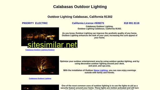 calabasasoutdoorlighting.com alternative sites