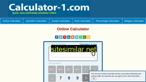 calculator-1.com alternative sites