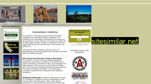 California-construction similar sites