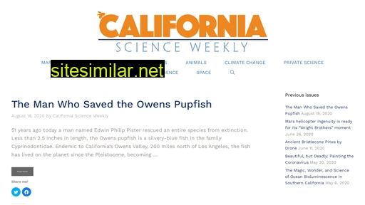 californiascienceweekly.com alternative sites